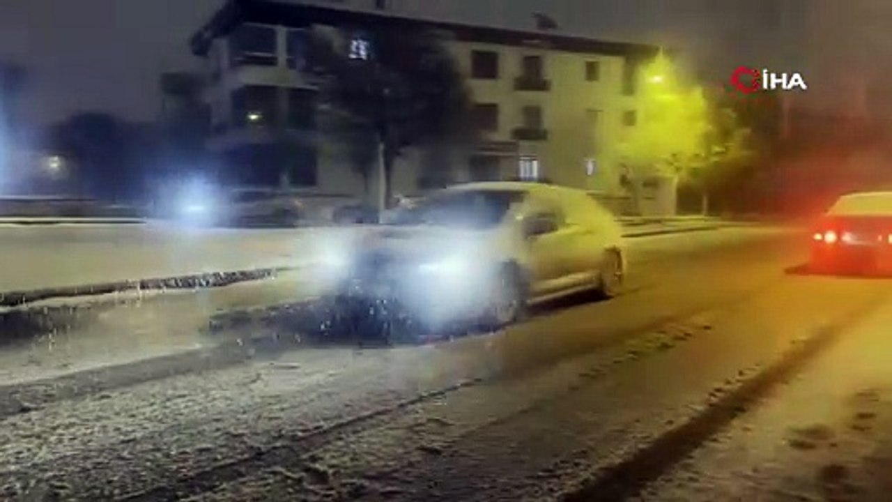 Erzincan’da kar yağışı