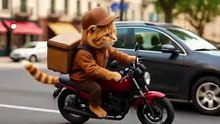 LE CHAT LIVREUR - PIZZA POUR MR CHIEN