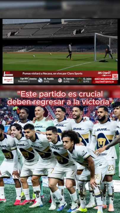 “Este partido para Pumas es crucial, debe regresar a la victoria”