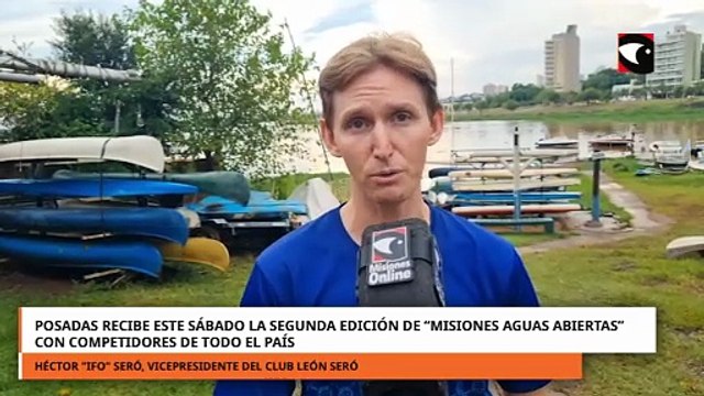 Posadas recibe este sábado la segunda edición de “Misiones Aguas Abiertas” con competidores del país