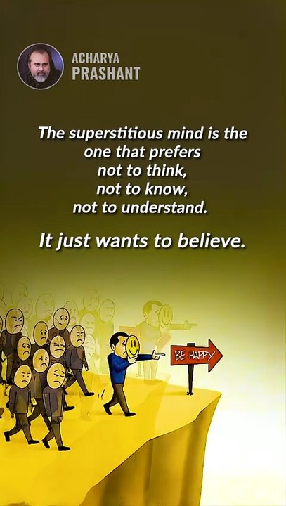 Escape Superstition __ Acharya Prashant