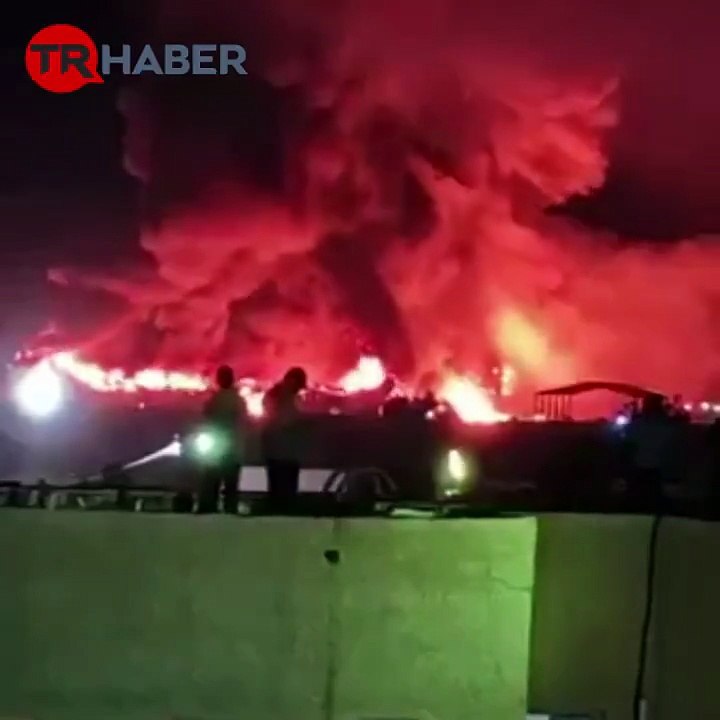 İran'dan Irak'taki Amerikan petrol şirketini İHA'larla bombaladı! Tesisten yükselen dumanlar gökyüzünü sardı