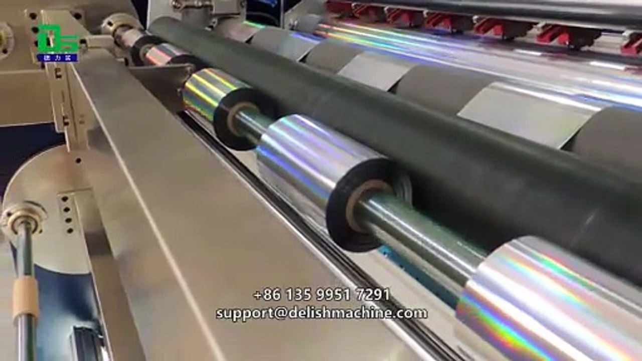 Cut back the wasted profits! DELISH hot stamping foil slitting machine