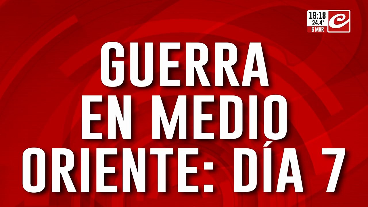 Guerra en medio oriente: día 7