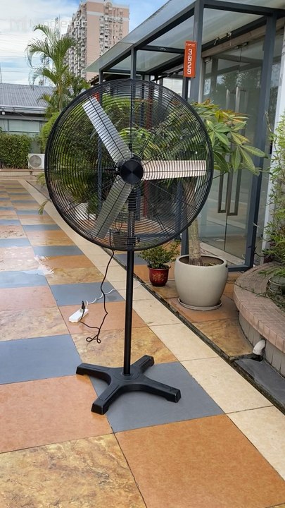 Mingletec powerful BLDC industrial fan with 4 speed control #mingletec #powerful #BLDC #industrialfan #standfan #outdoor #factory #manufacturer #fyp