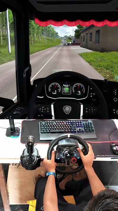 Put me in a Scania and patience disappears instantly 😅