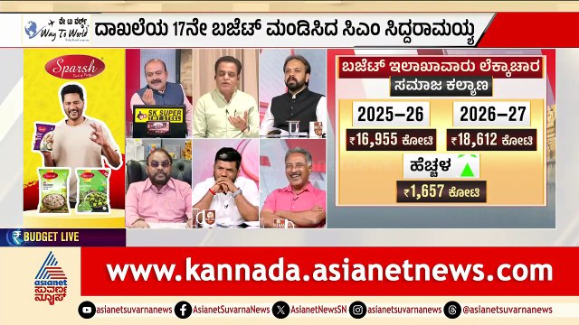 ಸಿದ್ದರಾಮಯ್ಯ ಹ್ಯಾಟ್ರಿಕ್ ಕೊರತೆಯ ಬಜೆಟ್ ಹೀರೋ | Siddaramaiah Budget 2026 | LRC | Suvarna News