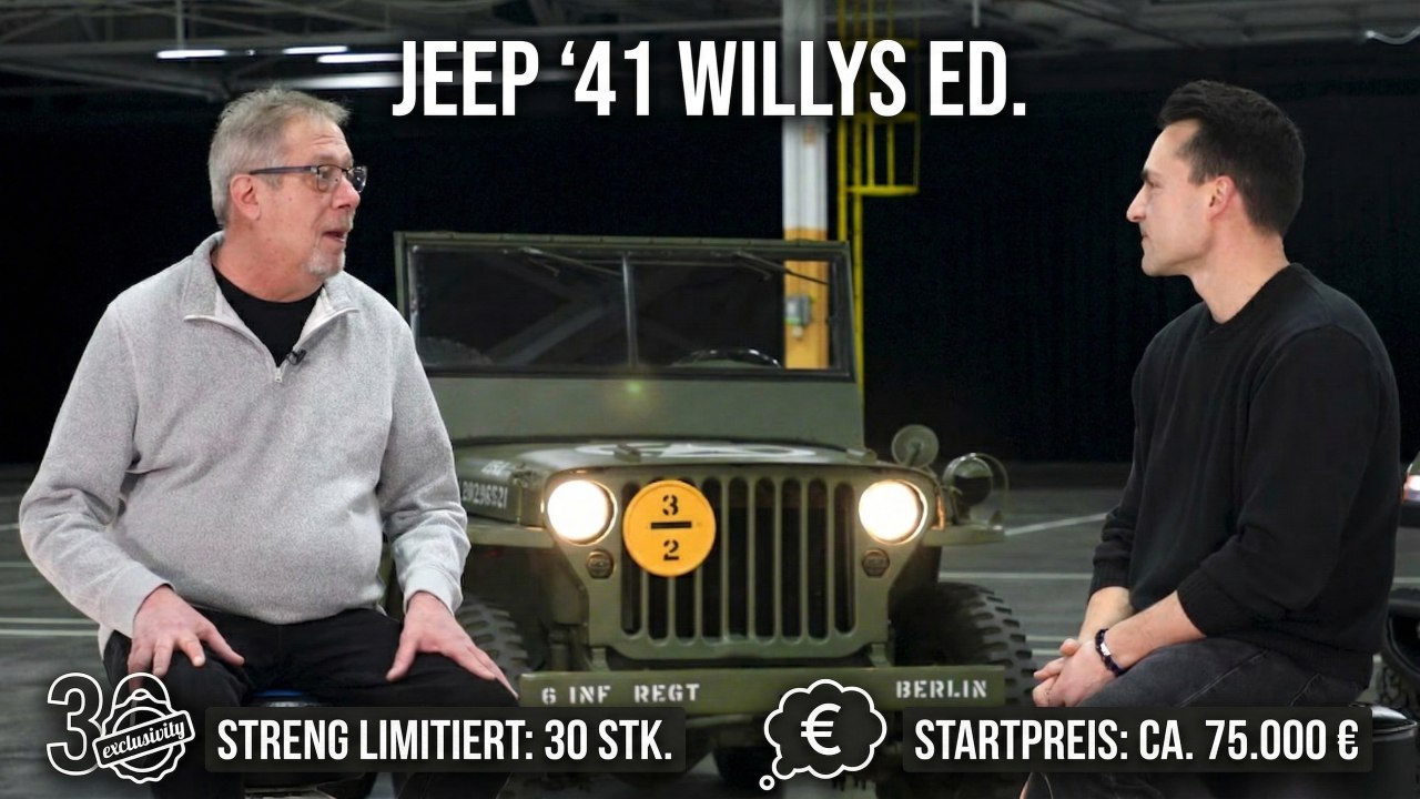 Jeep Wrangler 1941 Willys Edition – Militärlook & 4x4-Tradition