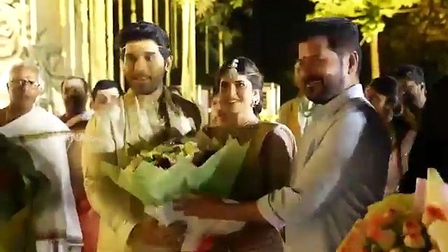 Allu Arjun & CM Revanth Reddy Visuals @ Allu Sirish & Nayanika Wedding