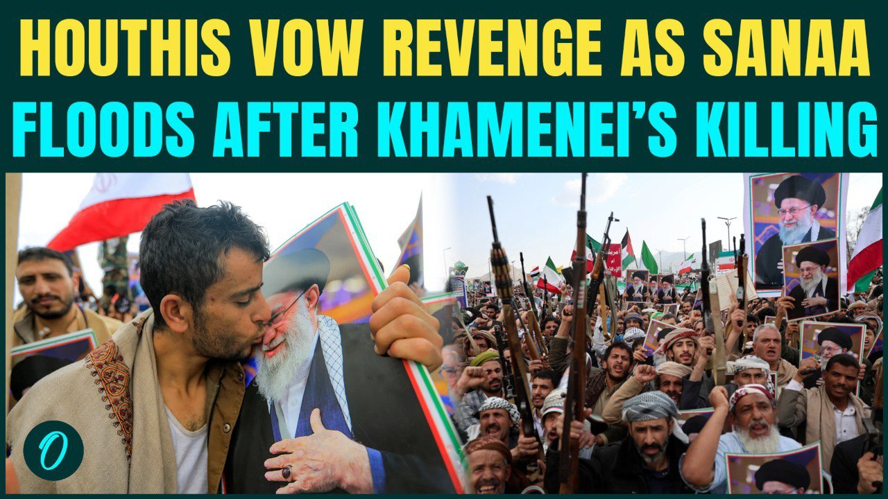Yemen BREAKING: Thousands JOIN Massive Houthi Rally In Sanaa Backing Iran Amid US-Iran War