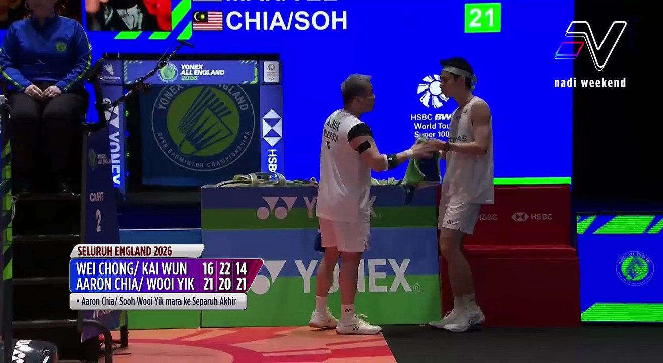 Aaron / Wooi Yik melangkah ke separuh akhir Seluruh England