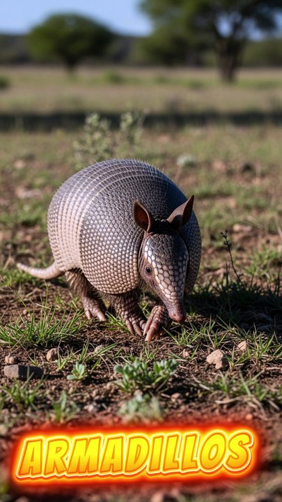 Armadillos – Nature’s Armored Digging Machines 🛡️