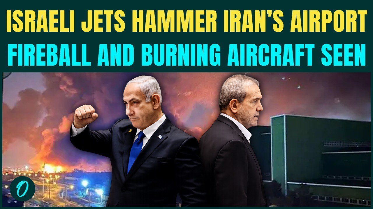 Israel ATTACKS Iran’s Mehrabad Airport; Planes GUTTED After Tehran BOMBED by Israeli Fighter Jets