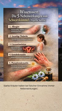 Das sollten Sie wissen Hier sind 5 Nebenwirkungen von Habbatussauda oder Schwarzkümmel