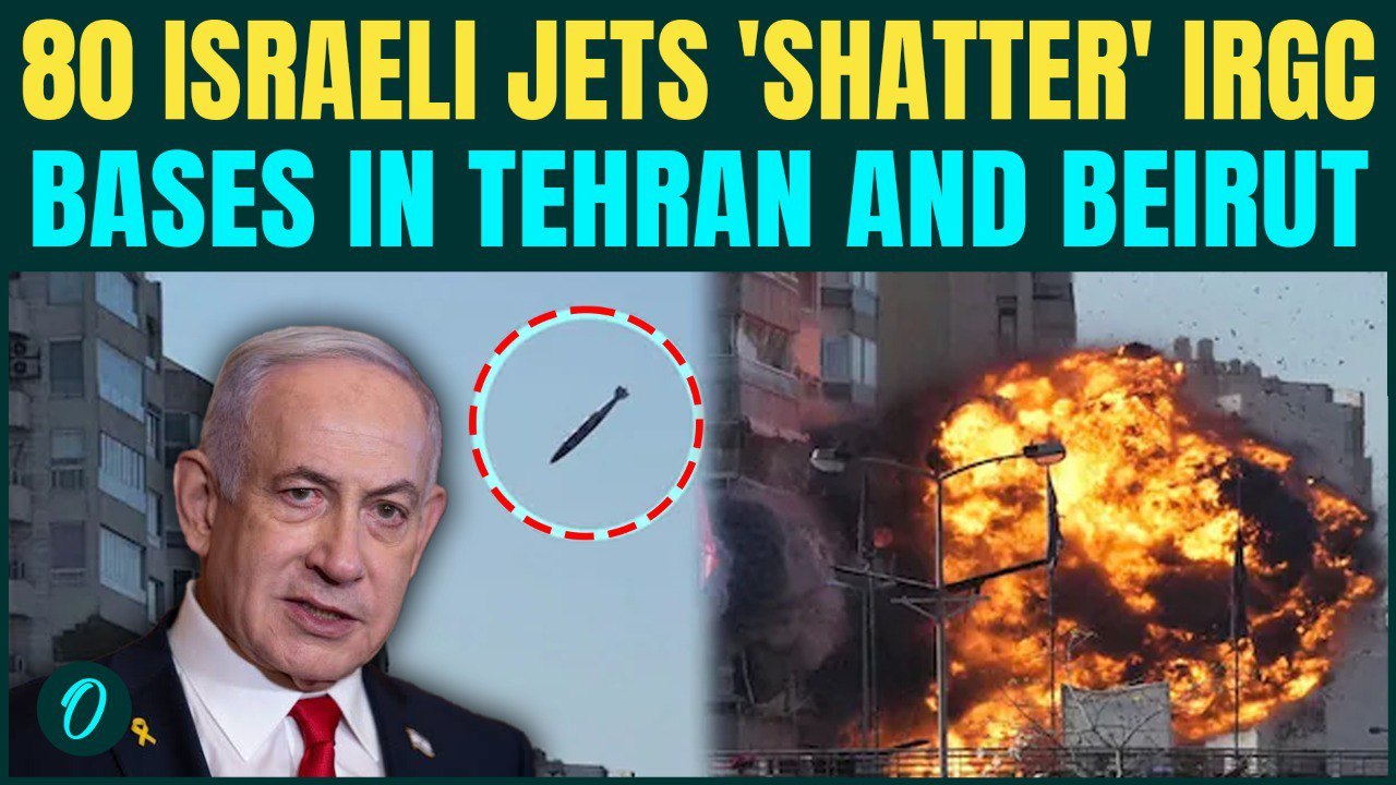 Israeli Jets ‘BOMB’ Tehran & Beirut | IRGC Bases and Missile Facilities Destroyed | Israel-Iran War