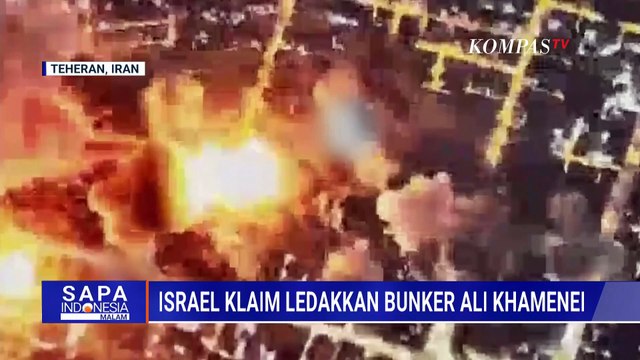 Israel Rilis Rekaman Klaim Ledakkan Bunker Rahasia Khamenei di Teheran Iran | SAPA MALAM