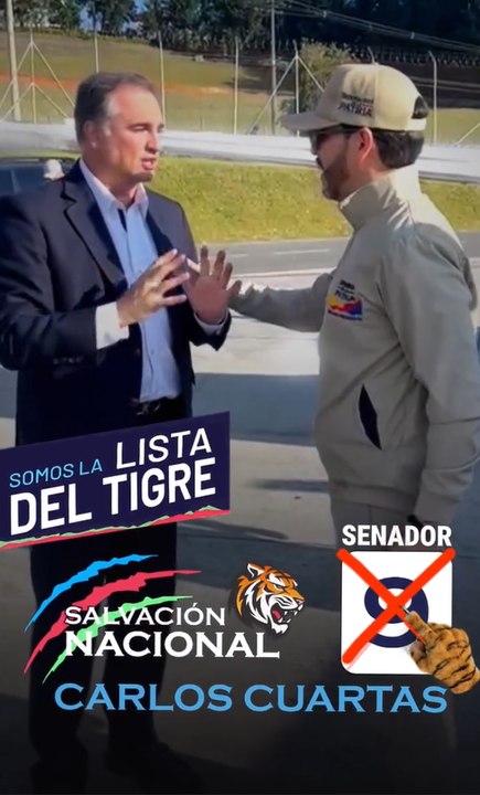 ¡Este 8 de marzo, marca el 9! 🗳️ Carlos Cuartas al Senado por Salvación Nacional.