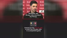 Arteta raves about 16-year-old duo after FA Cup win