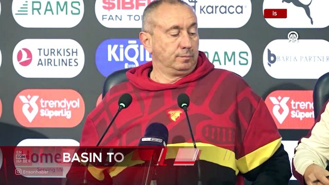 Göztepe Teknik Direktörü Stanimir Stoilov açıklamalarda bulundu