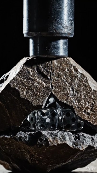 Crushing Stone With Hidden Glass Dice 😍 | ASMR