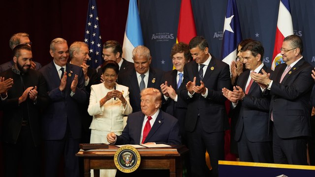 Trump se reúne con líderes latinoamericanos para erradicar los cárteles criminales