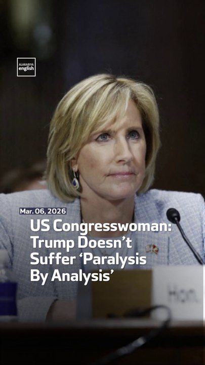 US Congresswoman: Trump Doesn’t Suffer ‘Paralysis By Analysis’