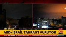 SON DAKİKA... CNN TÜRK GÖRÜNTÜLEDİ: Tahran'da bombalar patlıyor!
