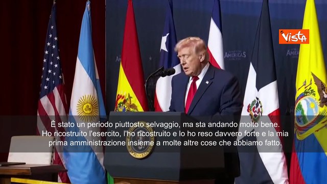 Trump: Stiamo facendo bene, distrutte 42 navi della Marina iraniana in 3 giorni
