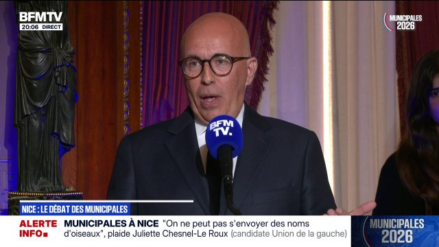 Municipales à Nice: Je porte un projet d'espérance et d'alternance , affirme Éric Ciotti (UDR)
