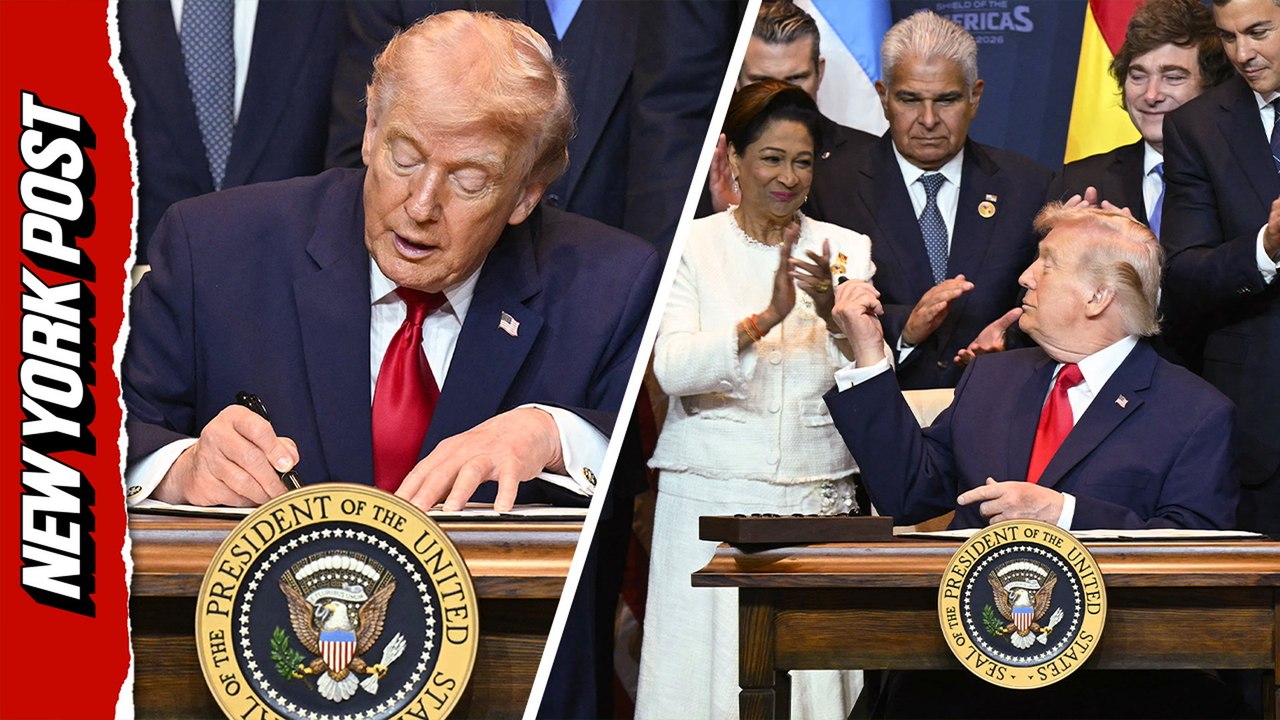 Trump gathers Latin American leaders in Miami for the 'Shield of the Americas' summit
