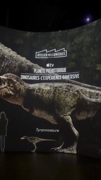 Rauuuurw les dinos a l’atelier des lumières