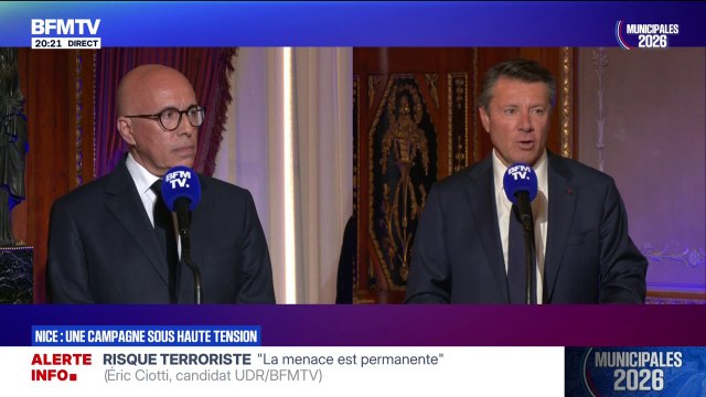 Municipales à Nice: Christian Estrosi (Horizons) dénonce une campagne de violence de la part d'Éric Ciotti (UDR)