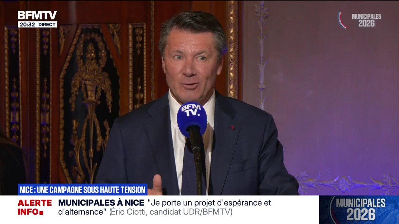 Municipales à Nice: Christian Estrosi (Horizons) accuse Éric Ciotti (UDR) d'avoir gardé des anciens "avantages" de ses anciennes fonctions