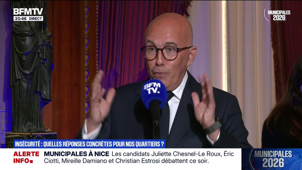 Municipales 2026: "Bruno Retailleau n'est pas mon ami aujourd'hui", déclare Éric Ciotti, candidat UDR à la mairie de Nice