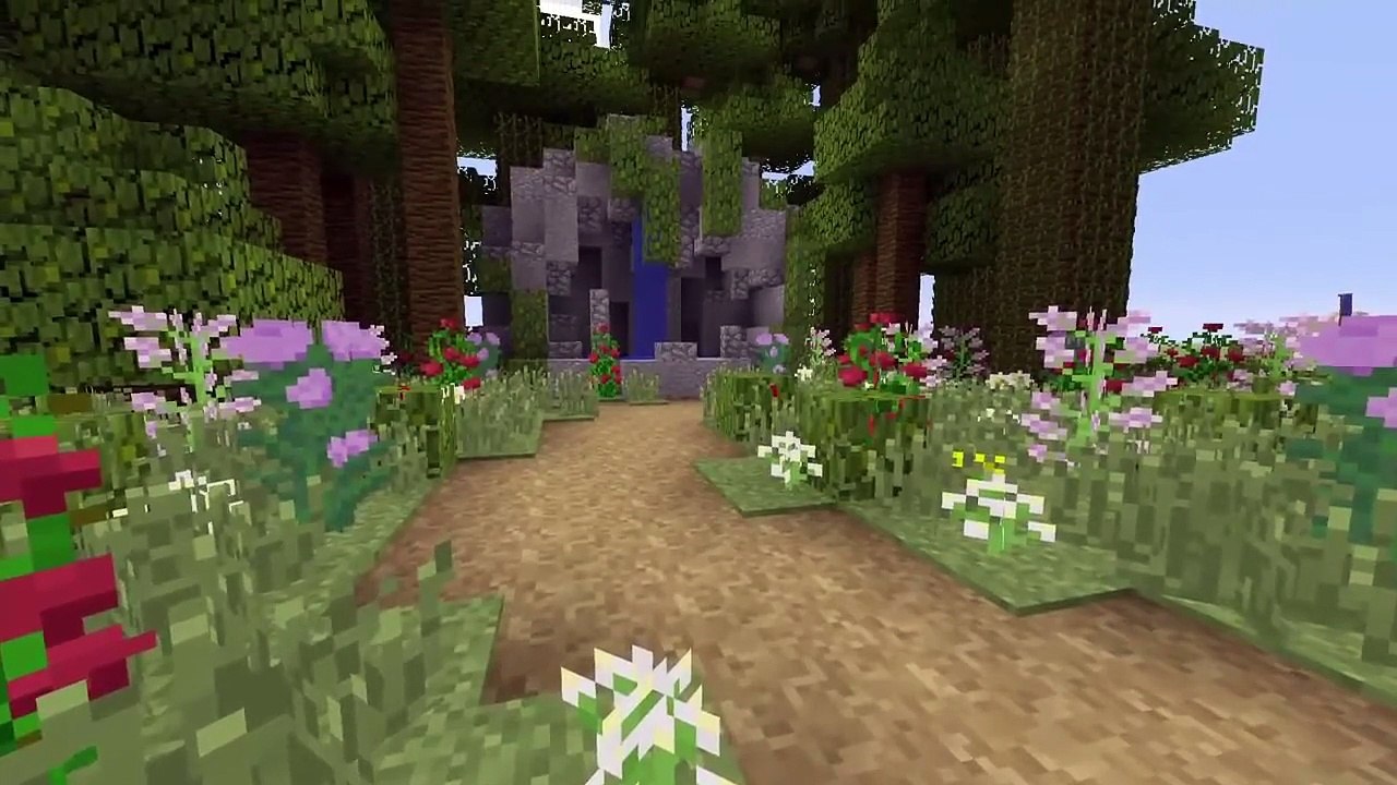 Comment faire une CASCADE de JARDIN sur MINECRAFT ? 🌊 #10