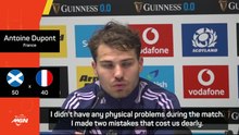 Dupont blames himself for shock loss to Scotland