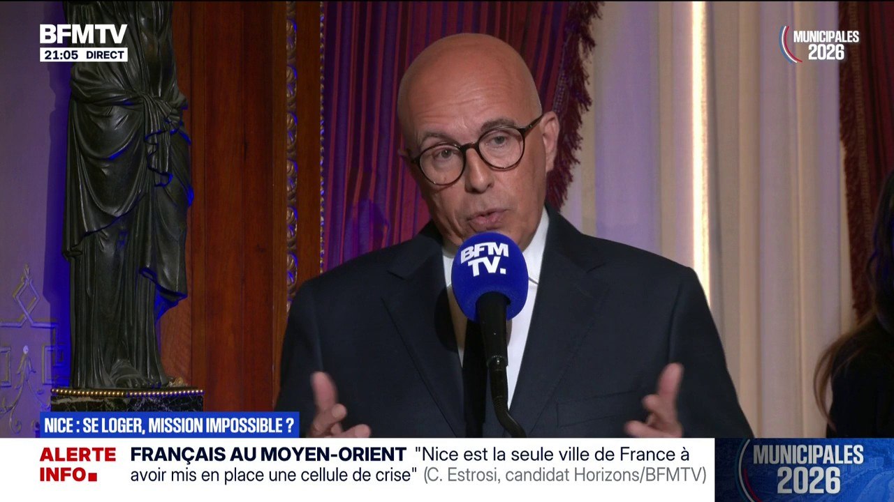 Logement: "Je crois au droit de propriété", explique Éric Ciotti (UDR), candidat à la mairie de Nice