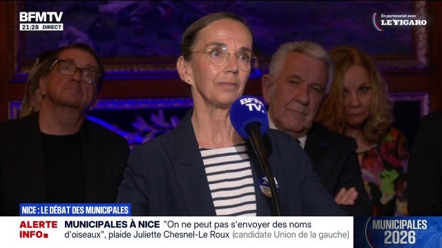 Municipales à Nice: L'ère de Christian Estrosi est terminée , affirme Juliette Chesnel-Le Roux, candidate de l'Union de la gauche