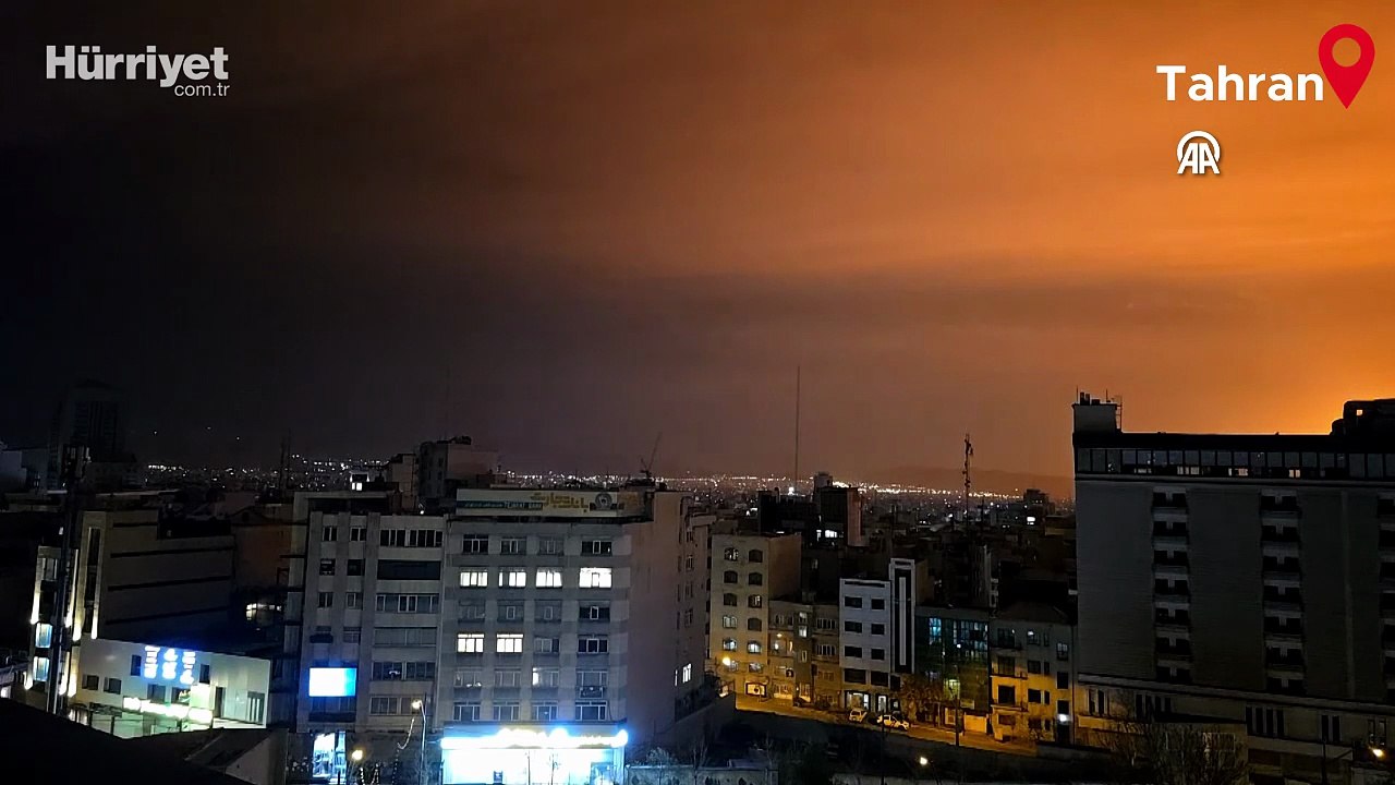İran'ın başkenti Tahran'da şiddetli patlamalar yaşandı