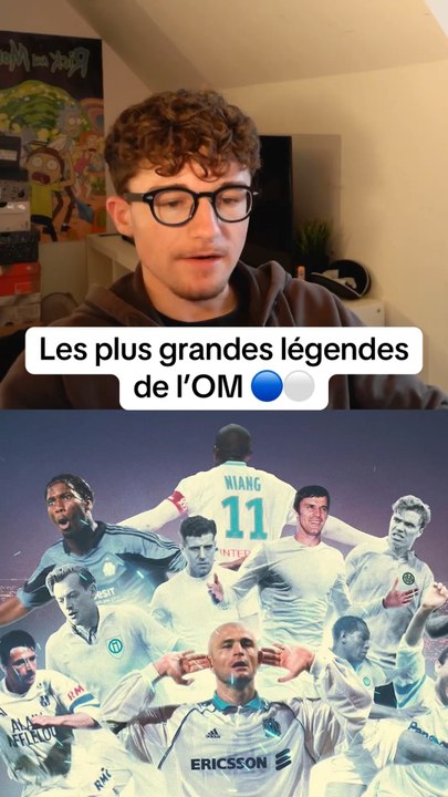 Les plus grandes légendes de l’olympique de marseille #foot #football #top10 #classement