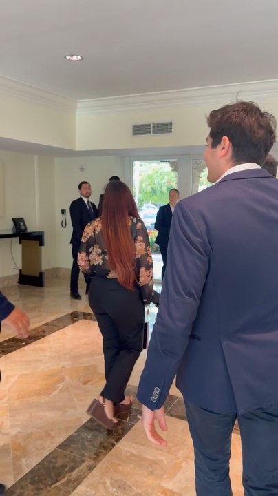 Vito Quiles junto a Javier Milei en Miami.