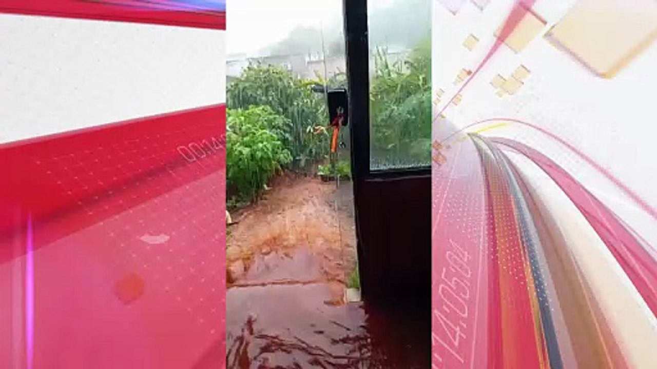Forte chuva causa alagamentos, derruba muro e invade casas em Apucarana