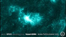 Two Earth-Facing Sunspots Blasting Powerful X And M Flares