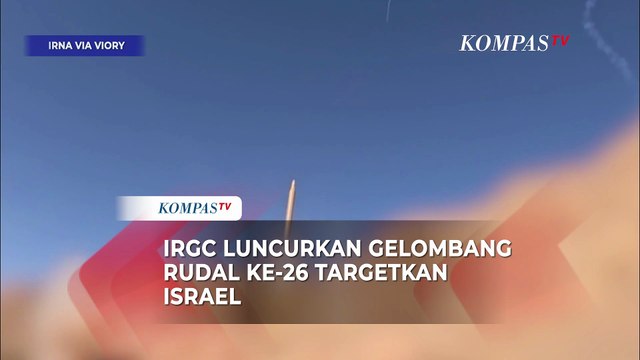 Perang Memanas! Iran Luncurkan Rudal Generasi Baru di Gelombang Serangan ke-26 ke Israel