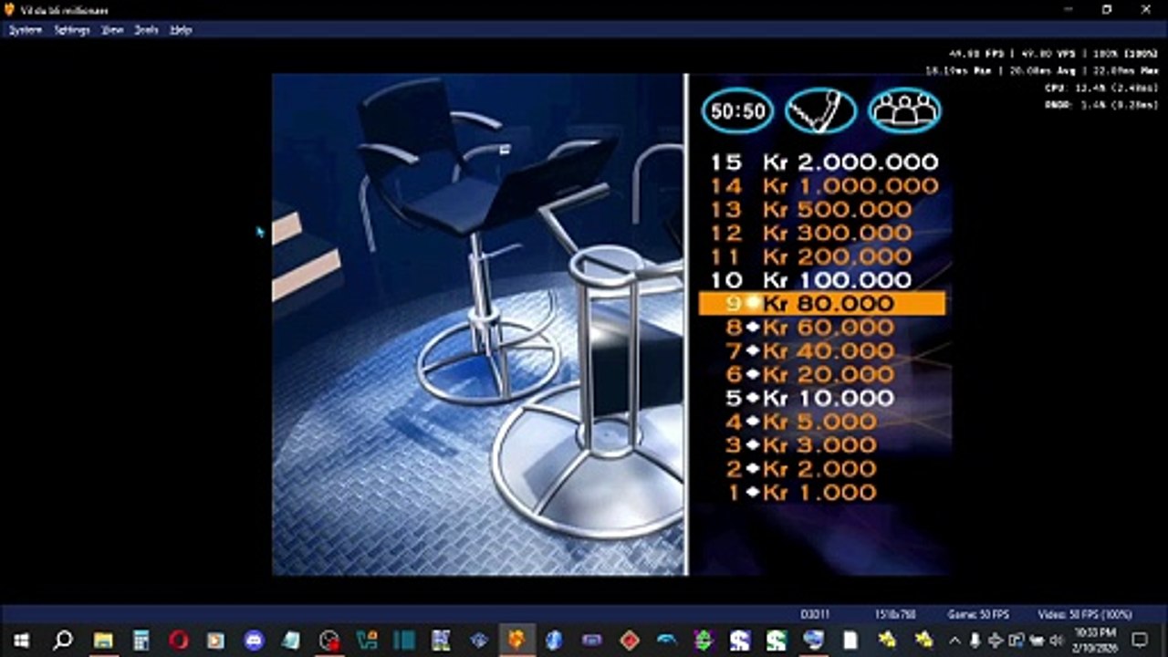 Vil Du Bli Millionær Playstation One John Carpenter Game #1