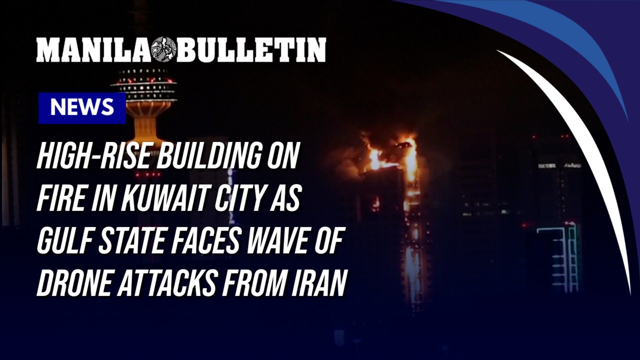 High-rise building on fire in Kuwait City as Gulf state faces wave of drone attacks from Iran