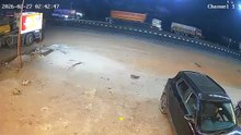 Watch Dramatic Highway Pileup in Bilaspur #India