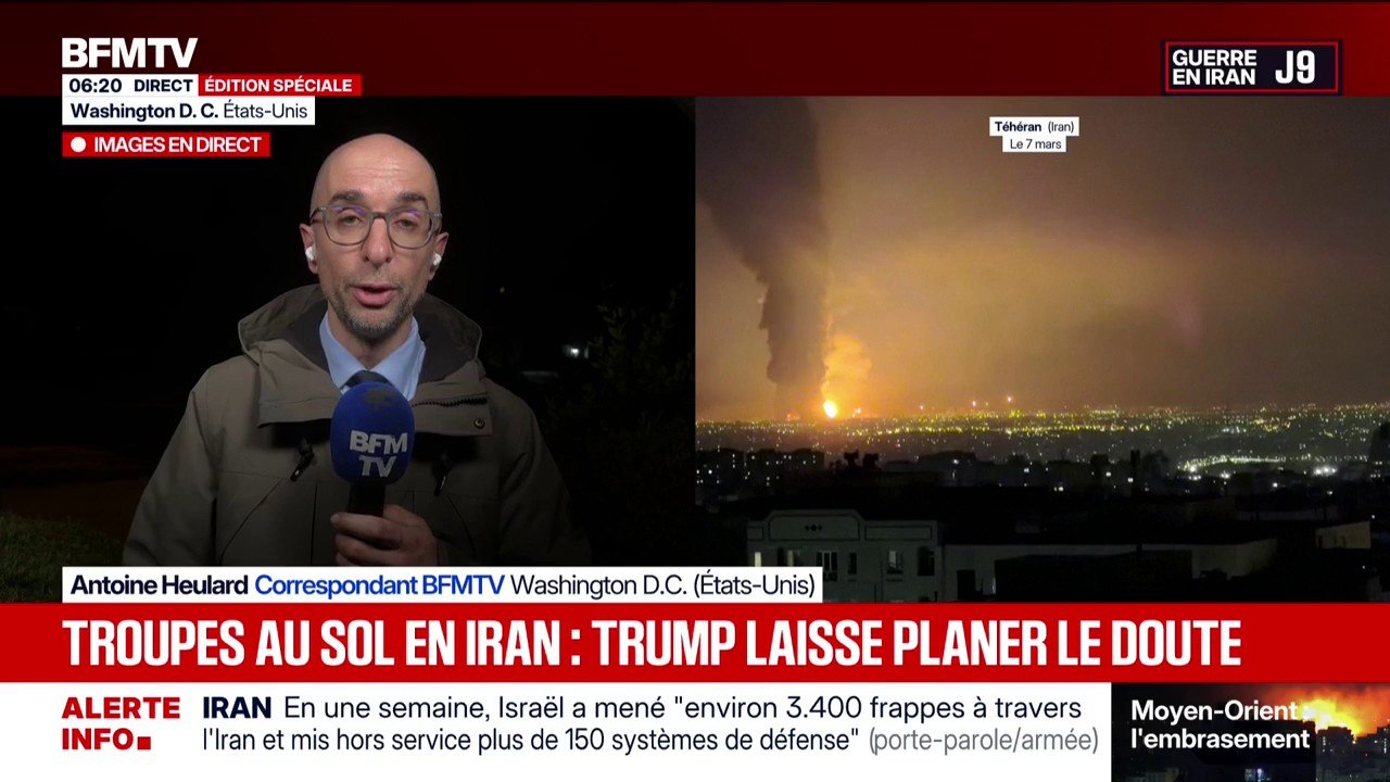 Guerre au Moyen-Orient: Donald Trump laisse planer le doute sur l'envoi de troupes au sol en Iran