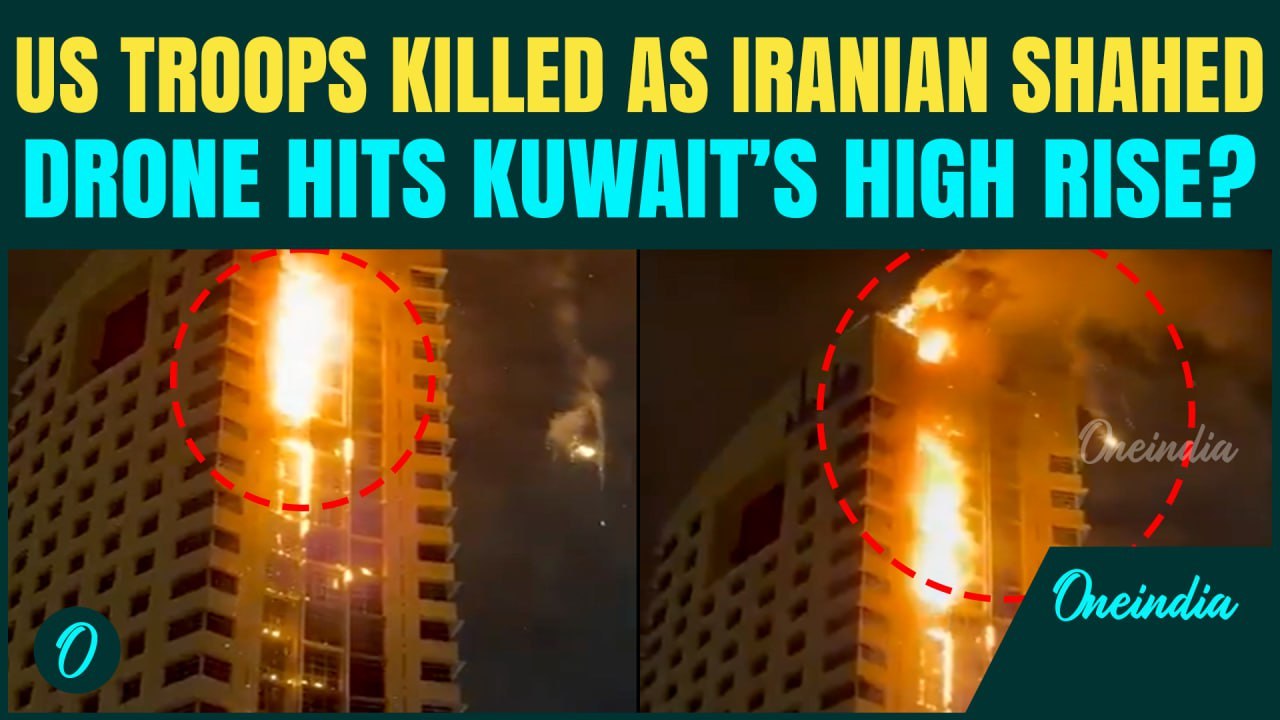Iranian Drones POUND Kuwait? CHILLING Video Shows Kuwait High Rise IN FLAMES| US Troops KILLED?