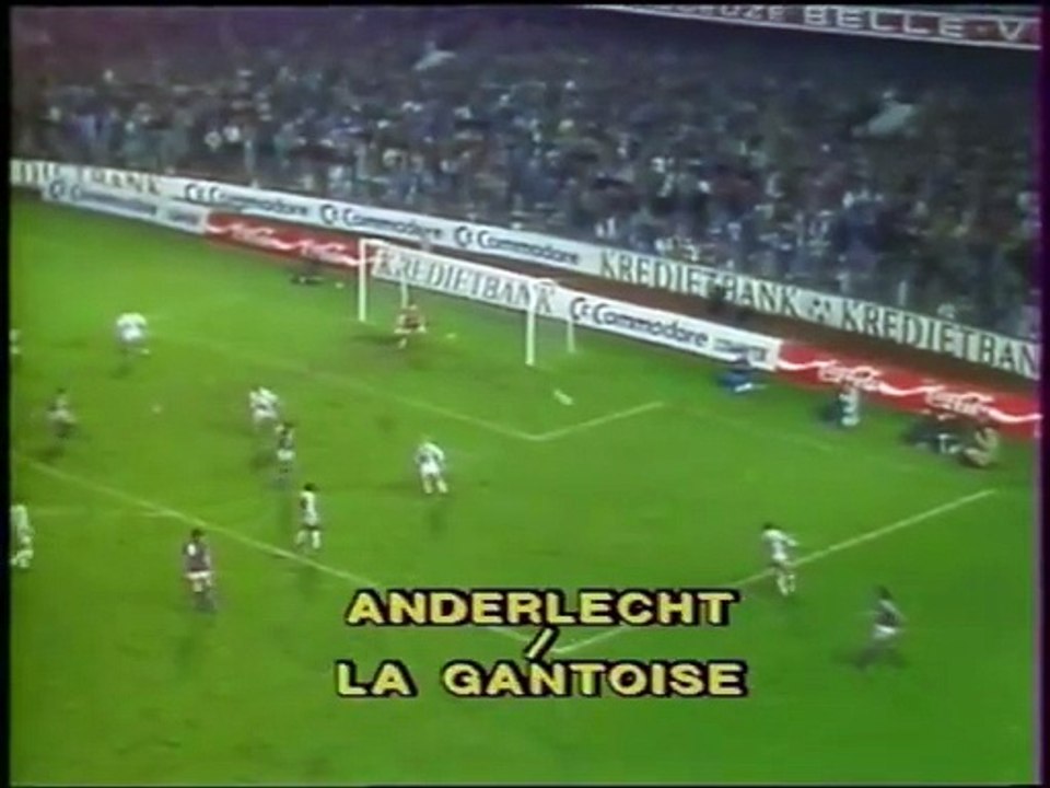 ANDERLECHT - LA GANTOISE - 1984 - SAISON 1984/1985 -